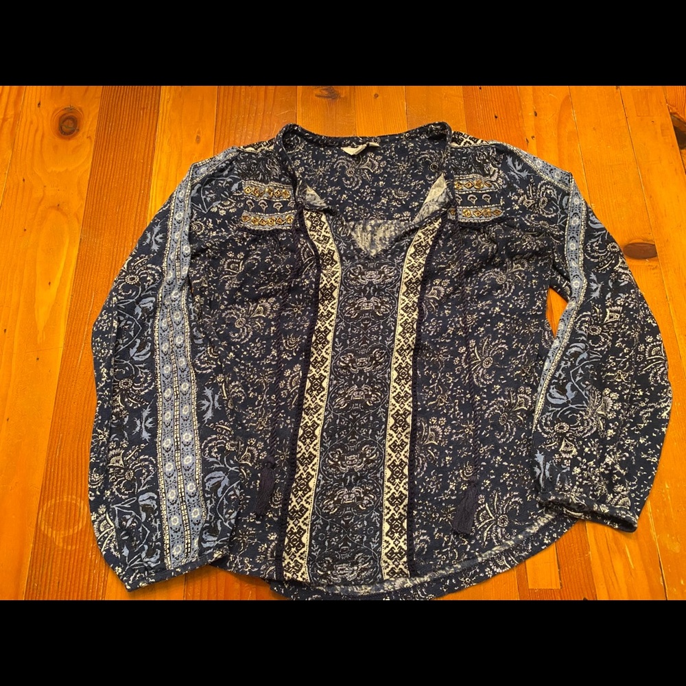 🦄 SALE~ Lucky Brand Peasant Top 🦄